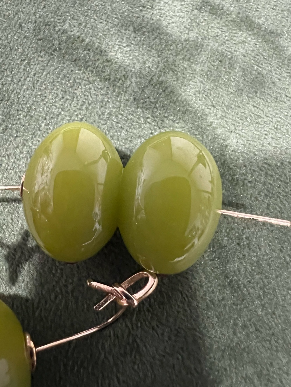 Olive with Pimento earrings. - Picture 5 of 12